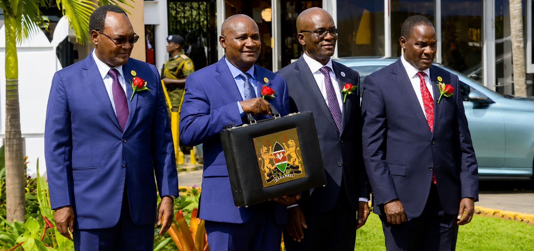 Treasury CS John Mbadi presenting the 2026/27 budget in Parliament